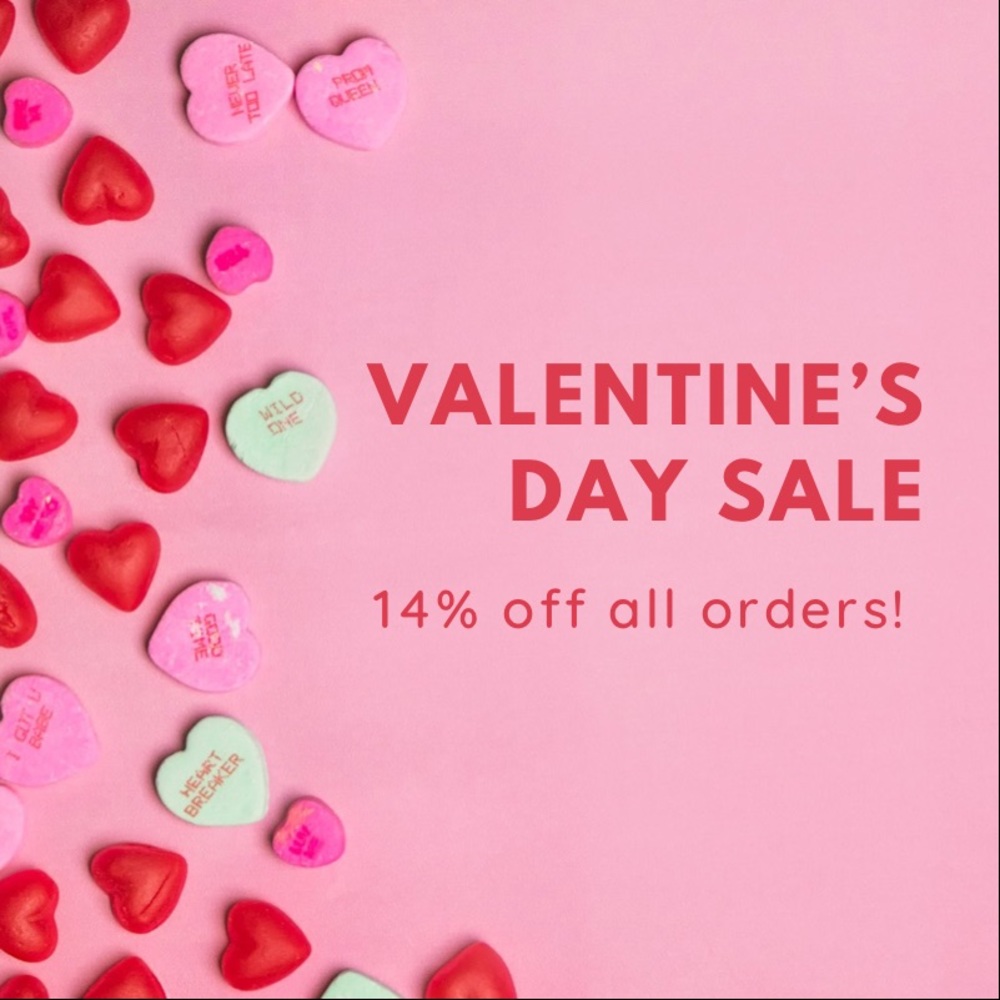Who doesn’t love a sale?! ❤️ Order today for 14% off!
